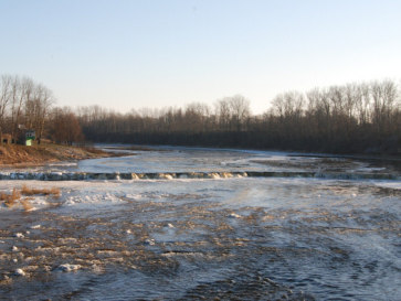 Латвия-2008. Кулдига. Ventas Rumba - самый широкий водопад в Европе Латвия-2008. Кулдига. Ventas Rumba - самый широкий водопад в Европе