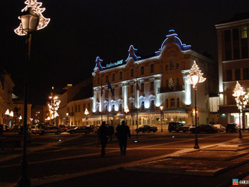 Прибалтика-2009. Вильнюс. Ночной город Прибалтика-2009. Вильнюс. Ночной город